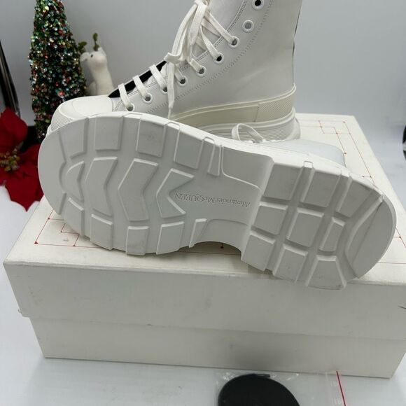 Men’s Alexander McQueen leather sneaker boots size 42 made in Italy main image 6